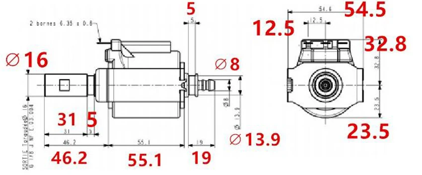 230 V-240 V ARS 50Hz 50W электромагнитный насос/насосы для кофемашины/Медицинские стиральные машины вибрационные насосы