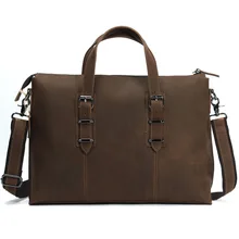 Мужские модельные туфли из натуральной кожаный кейс для ноутбука сумка для ноутбука ручные сумки из воловьей кожи, сумки кожа A4 сумка через плечо сумка-мессенджер Портфель Сумка для ноутбука 14 дюймов LD3362