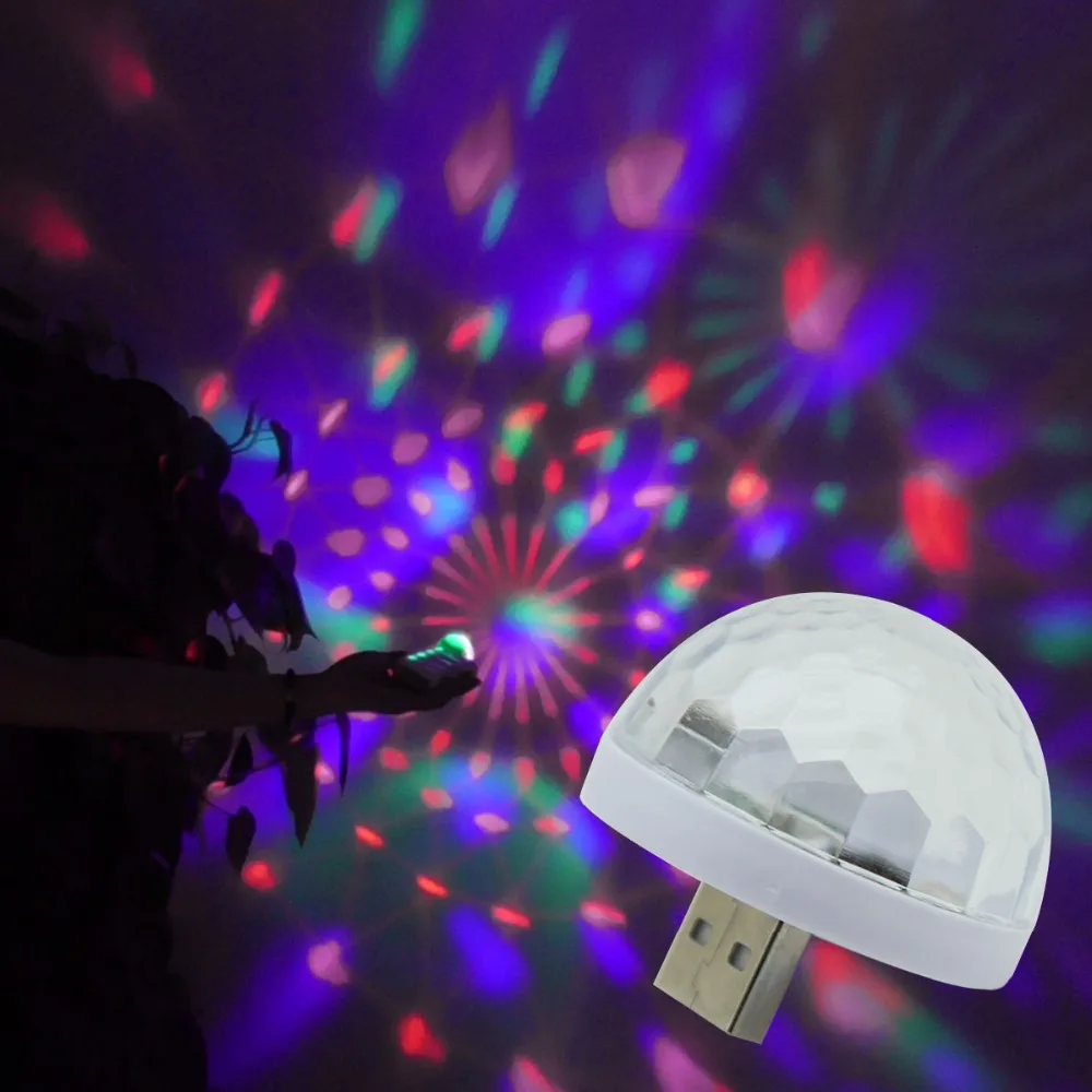 

1pcs BOSMAA Cheap LED Car USB Atmosphere Light DJ RGB Mini Colorful Music Sound Lamp Surface Enjoy Football Match