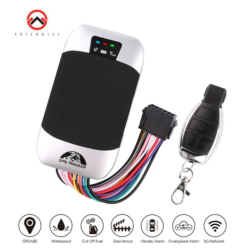 Coban-rastreador GPS para coche, localizador impermeable IP66 con Control remoto, motor cortado, aplicación Web gratuita, 2G, GSM, TK303G