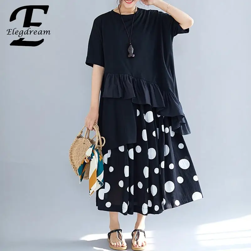 

Elegdream Plus Size Women Clothing Short Sleeve Shirt Blouses Ladies 2019 Summer Casual Tops Girl Tees Female Tunics Blusas 6XL