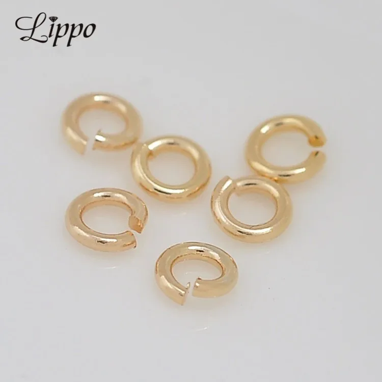 

200pcs Thickness 0.8mm Open Jump Ring &Split Rings Findings Connector C ringsFor Diy Link Loop Jewerly