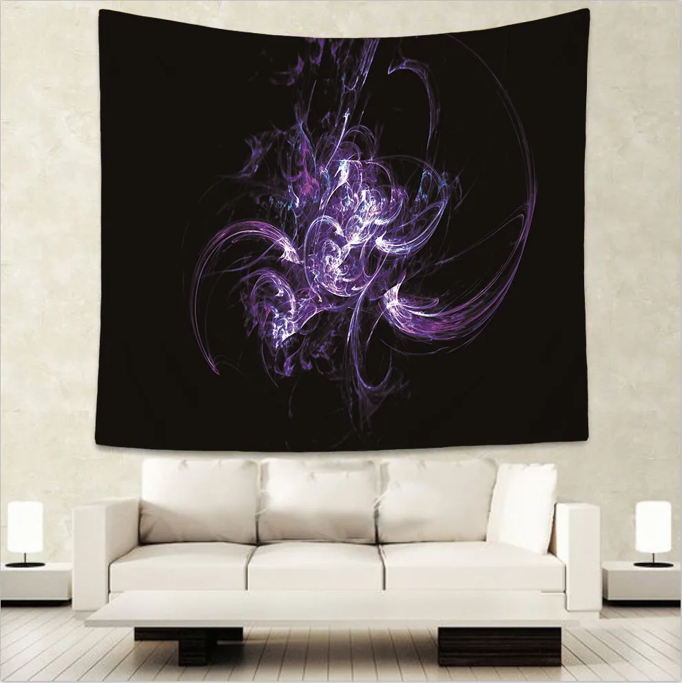 Настенный 3D принт Мандала картина маслом гобелены геометрический прямоугольный