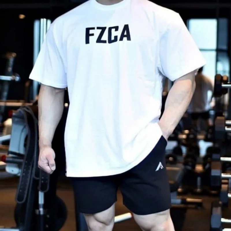 

2019 fashion New Brand clothing Bodybuilding Fitness Men gyms Tops Tees men tshirt Stringer sportswear Undershirt