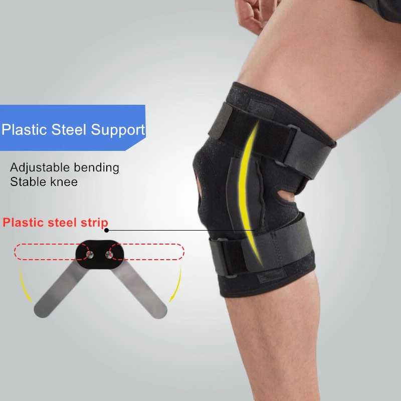 Goedkoop 1 Pc Kniegewricht Brace Ondersteuning Verstelbare Ademend Knie Stabilisator Kneepad Strap Patella Protector Orthopedische Artritis Guard