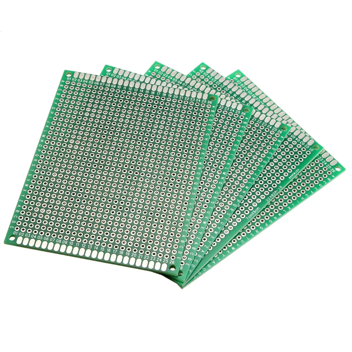 

NEW 5pcs FR-4 Universal Double Side Prototype PCB Board 7cm x 9cm Module