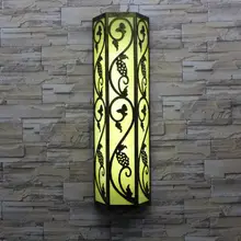 Винтажный уличный пейзаж светодиодный уличный водонепроницаемый садовый светильник бра коммерческое освещение настенные лампы для коридора