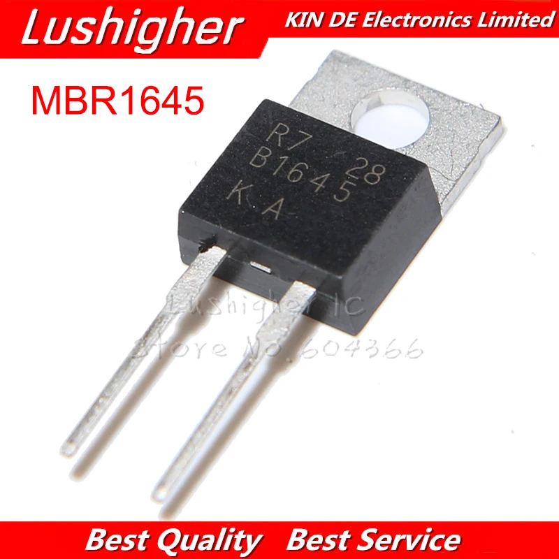 10pcs MBR1645 TO 220 MBR1645G TO220 2 New Original Free shipping-in ...
