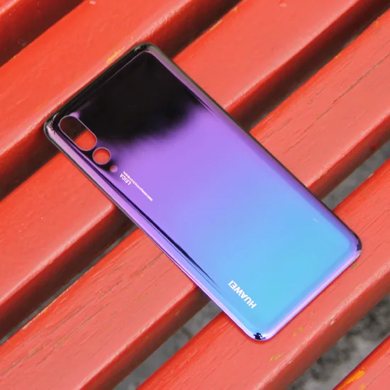 Чехол-накладка для huawei P20 Pro, стеклянный чехол для задней панели - Цвет: Aurora