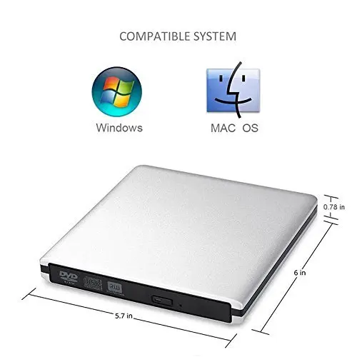 Ультратонкий внешний USB 3 0 высокая скорость|super drive|burner usbexternal dvd-rw |