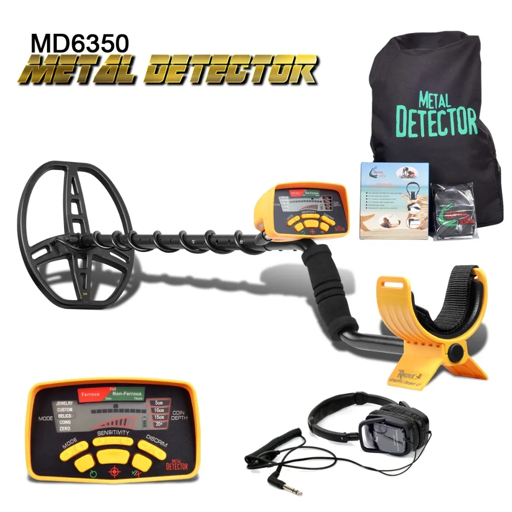 Detector de Metales subterráneo profesional MD6350 Gold Digger