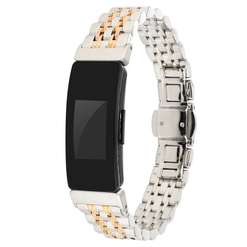 Фитнес-часы ремешок для Fitbit Inspire HR Браслет спортивный смарт-браслет трекер активности браслет из нержавеющей стали ремень аксессуары