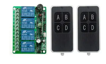 

New DC12V 4CH RF Wireless Remote Control System teleswitch 2 transmitter and 1 receiver universal gate remote control