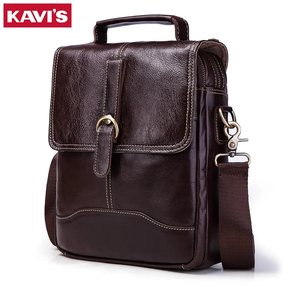KAVIS Brand Men Fashion Genuine Leather Crossbody Bag Top Quality Men's Shoulder Bag Business Cow Messenger Bag Casual Man Bags цена KAVIS Brand Men Fashion Genuine Leather Crossbody Bag Top Quality Men's Shoulder Bag Business Cow Messenger Bag Casual Man Bags цены онлайн
