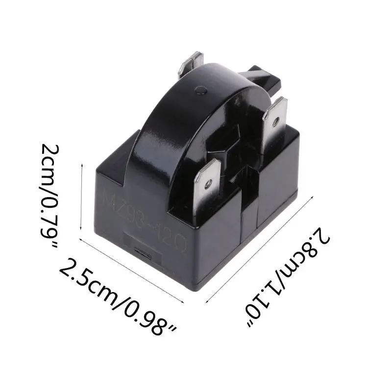 Холодильник 220V 2 Pin холодильник Компрессор стартер PTC реле запчасти для холодильника