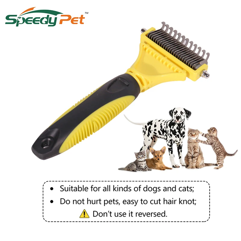 Pet Deshedding Brush Fur Remover Brush Grooming Tools Comb Fur For Pet