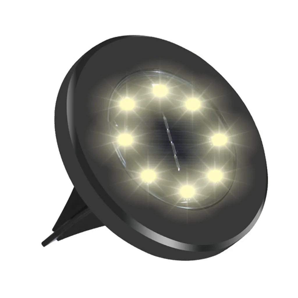 

Solar Powered Ground Light Waterproof Garden Pathway Deck Lights With 8 LEDs Solar Lamp for Home Garden Yard Driveway Lawn Road