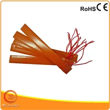 100X350 мм 24 в 160 Вт силиконовый резиновый нагреватель для поверхностного нагрева