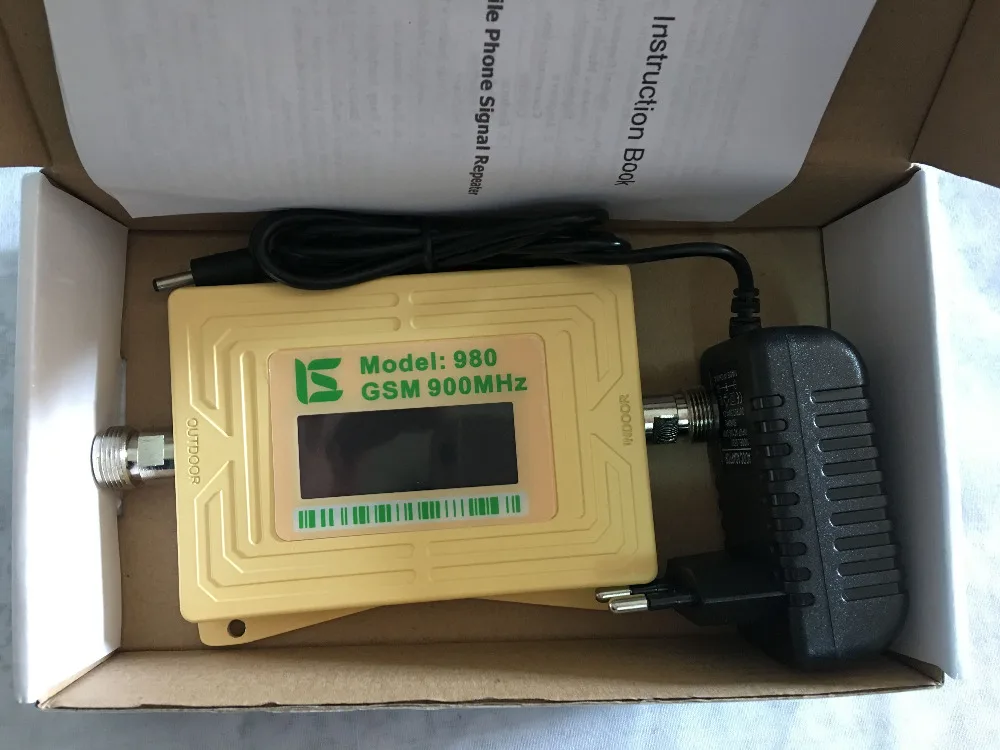 ЖК GSM980 усилитель сигнала сотового телефона 2G GSM 900mhz Репитер уличная антенна с