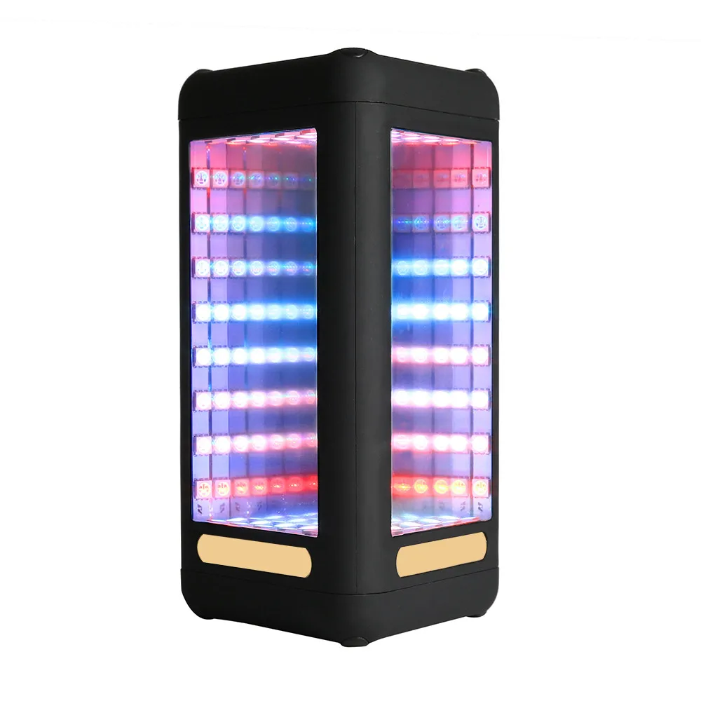 

Wireless Bluetooth Speakers Hi-Fi Portable Wireless Stereo Speaker with 7 LED Visual Modes and Build-in Microphone C329