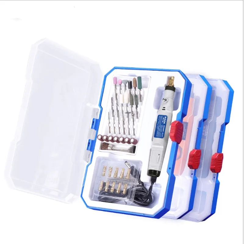 

Mini Control Small Electric Grinder Set Power Tool 18v Speed With 50Pcs/Box Machine Carving Engraving Tool High Quality