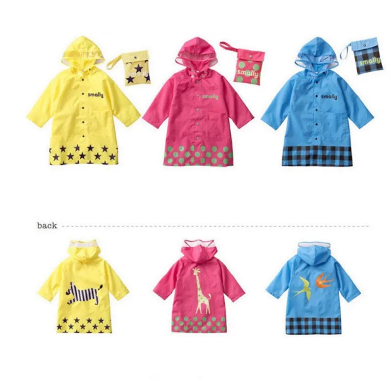 1Pcs-Cute-New-Cartoon-Design-Kids-Boys-Girls-Children-Cover-Raincoat-Rainwear-Rainsuit-Waterproof-Hooded-Outwear-HG0422 (10)