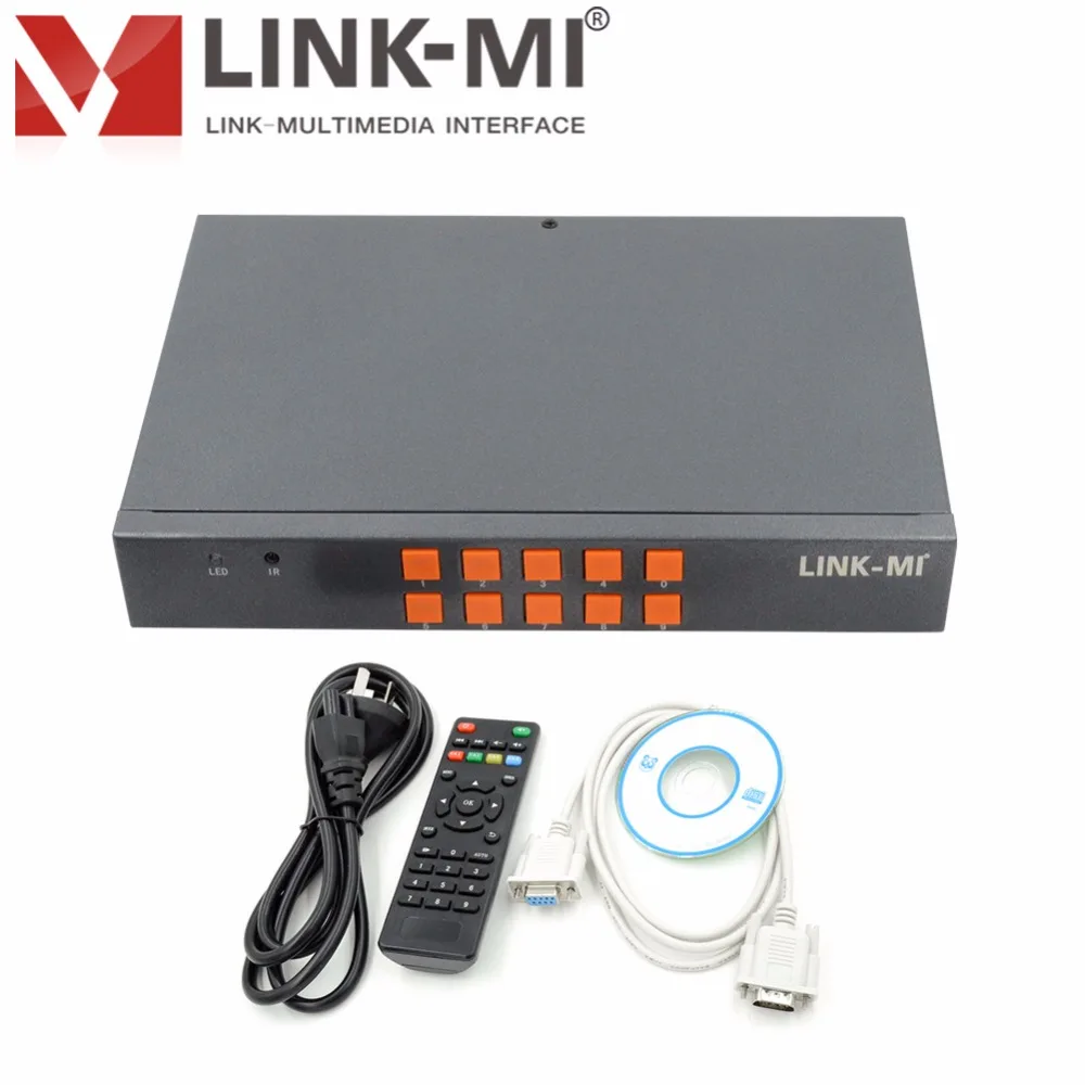 

LINK-MI LM-SH21 HDMI VGA CVBS 2x1 switch HD Video Synthesizer Processor Video Wall Controller For LED Display 1920x1080@60Hz