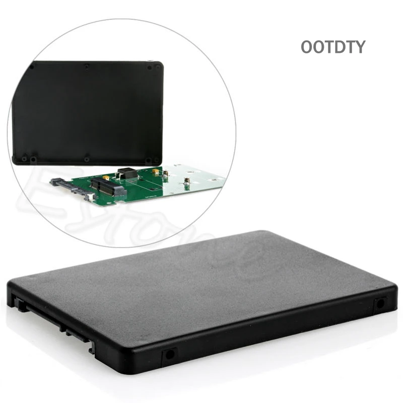 

OOTDTY 100% Brand New HDD Efficient And Fast Mini Pcie MSATA SSD to 2.5" SATA3 Adapter Card With Box High Quality