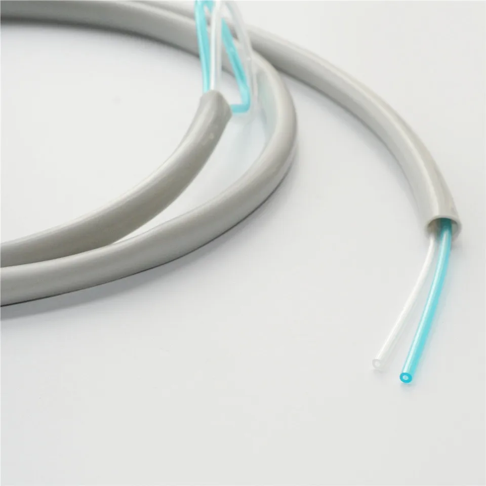 Dental do Silicone do Tubo Vias para o Laboratório do Dentista 1.5m do ar da Água da Seringa de 3 Tubulação