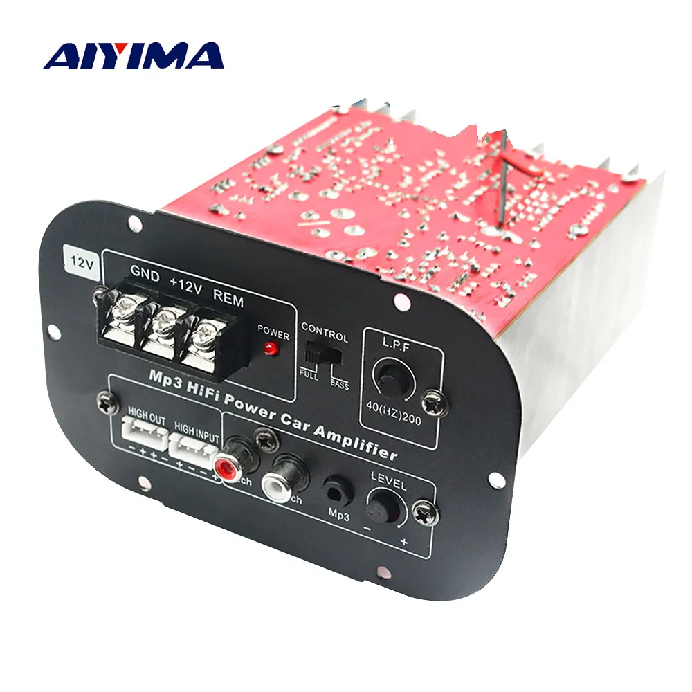 

Aiyima 12V Subwoofer Amplifier 120W High Power Car Subwoofer Amplificador Audio Board For 8-12 Inch Speaker Diy