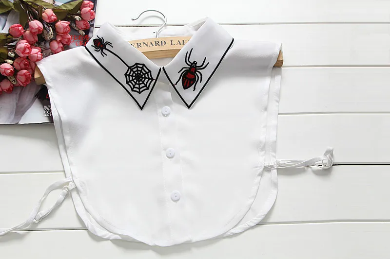 Корейский Поддельный Воротник Алмазный жемчуг декоративный накладной воротник от рубашки черные пижамы Поддельный Воротник