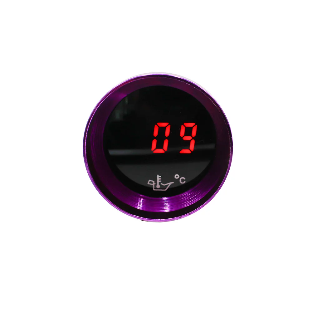 Цифровой мини датчик температуры масла CNSPEED 37 мм 50 ~ 150C с датчиком микро дымовая