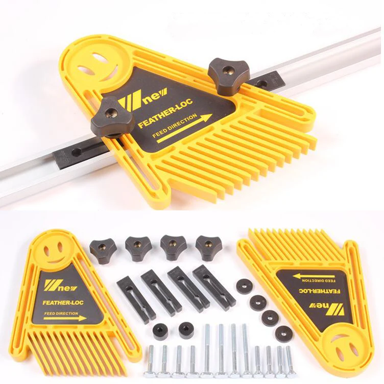 1 Pair Featherboard Double Feather Board For Router Woodworking Table Saw Fences