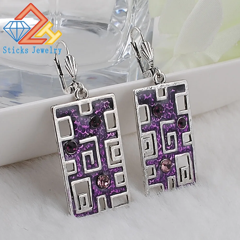 

Earrings / Earrings Hollow Drop Oil (1 Pair / Lot) 100% Environmentally Friendly Materials Earrings
