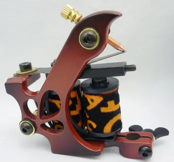 

10Pcs/lot Pro Casting Iron Tattoo Machine 10 Wraps coil stainless steel Tattoos Body Art Gun Coil Machine LPC-ITM-7041-7G