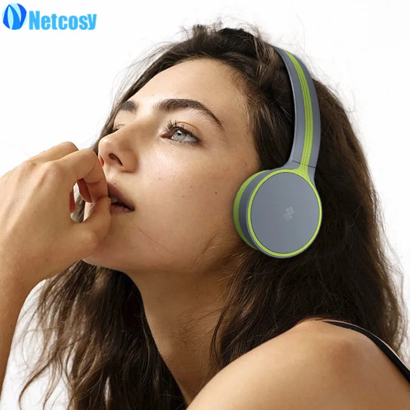 

Netcosy Bluetooth 4.1 Headphones , Wireless Over-ear Stereo Foldable Headset with Volume Control head-phone for PC / Cell phone