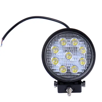 

GERUITE 10pcs 4 Inch 27W LED Work Headlight for Indicators Motorcycle Driving Offroad Boat Car Tractor Truck 4x4 SUV ATV 12V