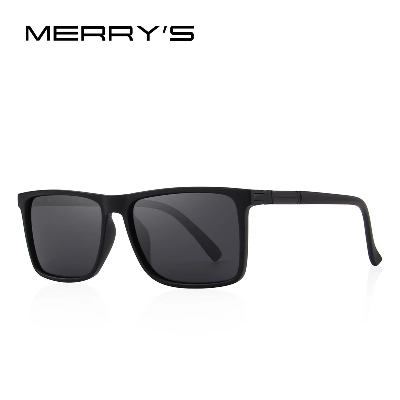 Koop MERRYS ONTWERP Mannen Gepolariseerde Rechthoek Zonnebril 100% Uv bescherming S8296