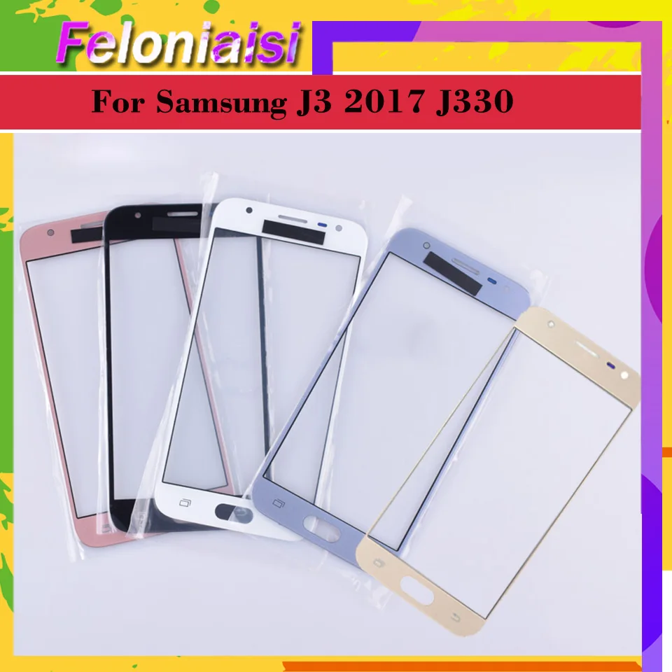Сенсорный экран для Samsung Galaxy J3 2017 J330 J330F SM-J330FN SM-J330F/DS передняя стеклянная панель