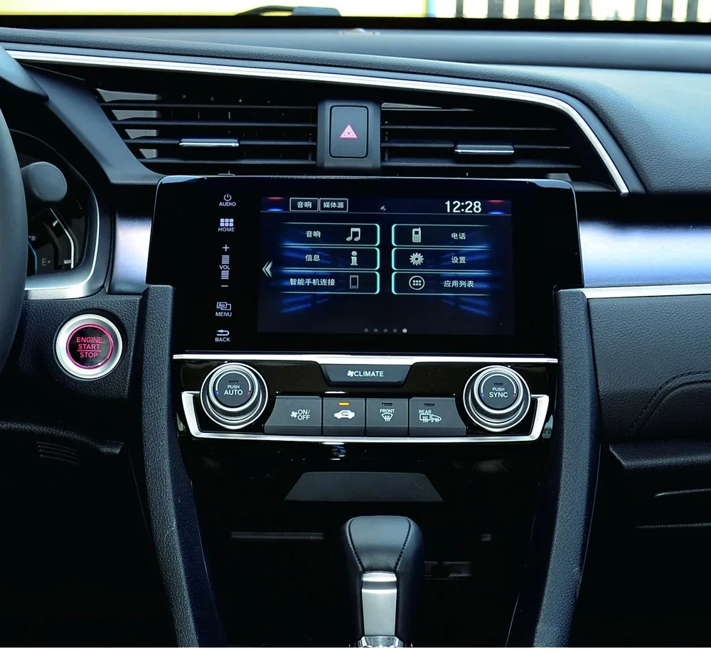 Cheap 9 inch Touch Screen Android 5.1.1 System Car GPS Navigation System Navigator Audio Video Player for Honda Civic 2016 16