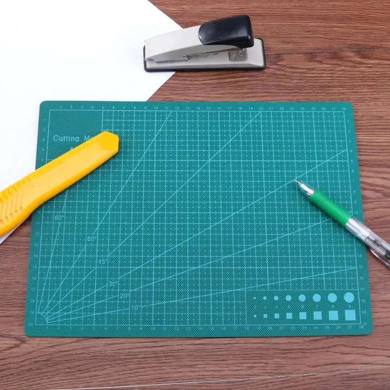 

PVC A4 Cutting Mat Double-sided Self Healing Cutting Board Patchwork Hobby Craft DIY Cut Pad Tools for Fabric Paper Engraving