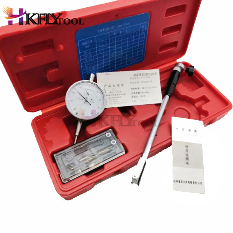 Dial Bore Gauge 50160mm Engine Cylinder Indicator Measuring Gauge 0.01mm W/ Box Micrometer