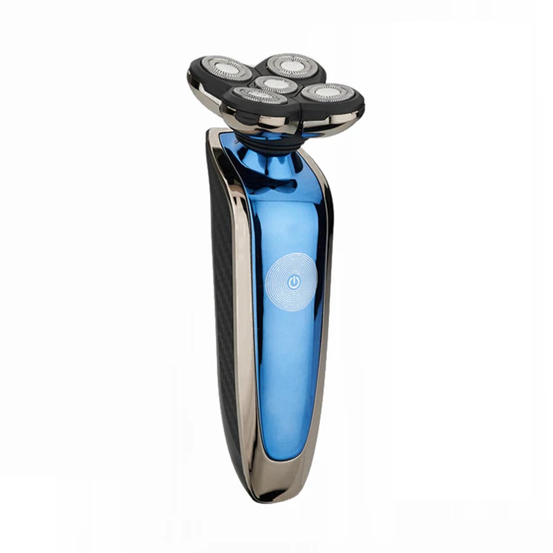 

Man Electric Shaver Razor for Men Head 5 Dry Wet Shaving Machine Washable Main-Sub Dual Blade Turbo beard trimmer LED display