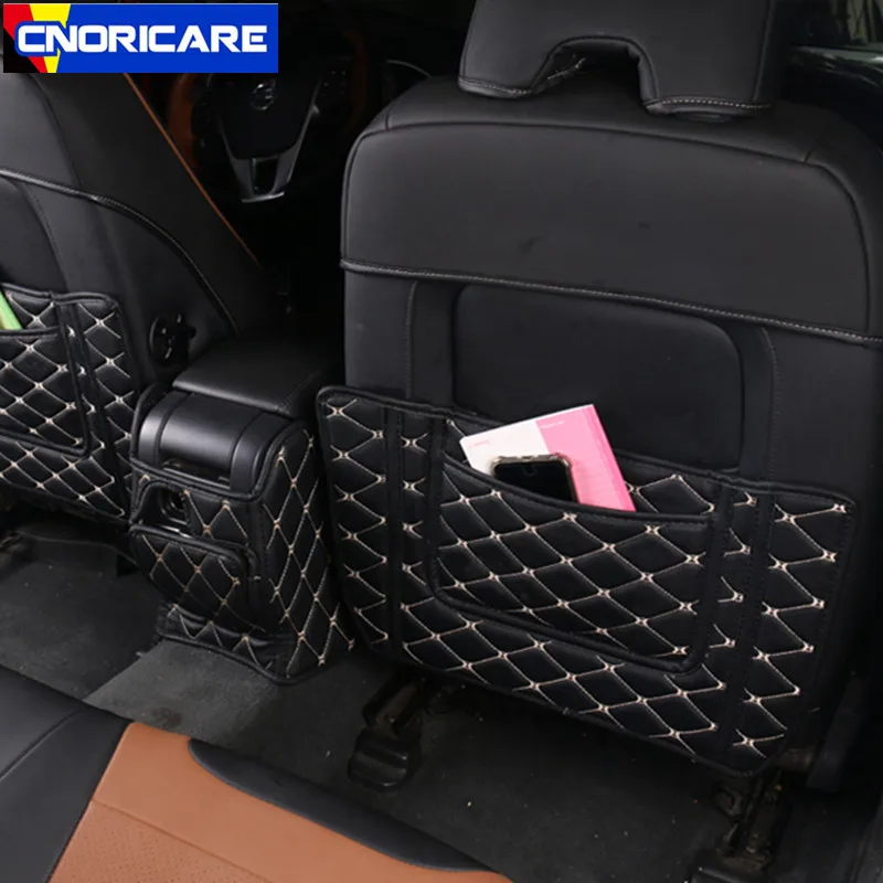 Us 35 31 8 Off Cnoricarc Leather Car Seat Backrest Anti Kick Pad Car Interior Anti Dirty Mat Armrest Box Protection Pad For Volvo Xc60 S60 In