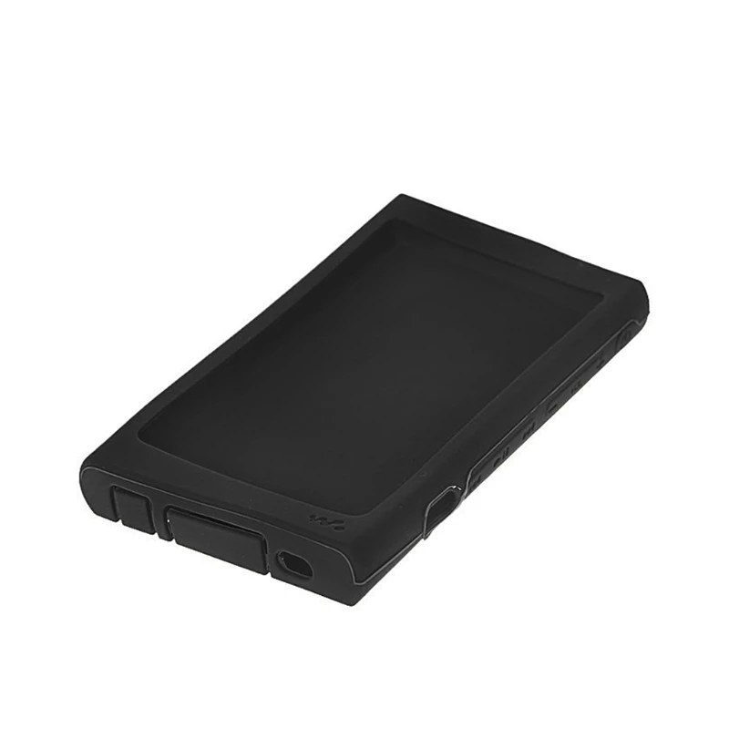 Черный Мягкий силиконовый чехол для MP3 плеера, чехол для sony NW A35 A36 A37, модный - Цвет: Черный