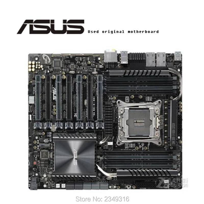 For ASUS X99-E-10G WS Used original motherboard Socket LGA 2011-3 V3 DDR4 X99 Desktop Motherboard