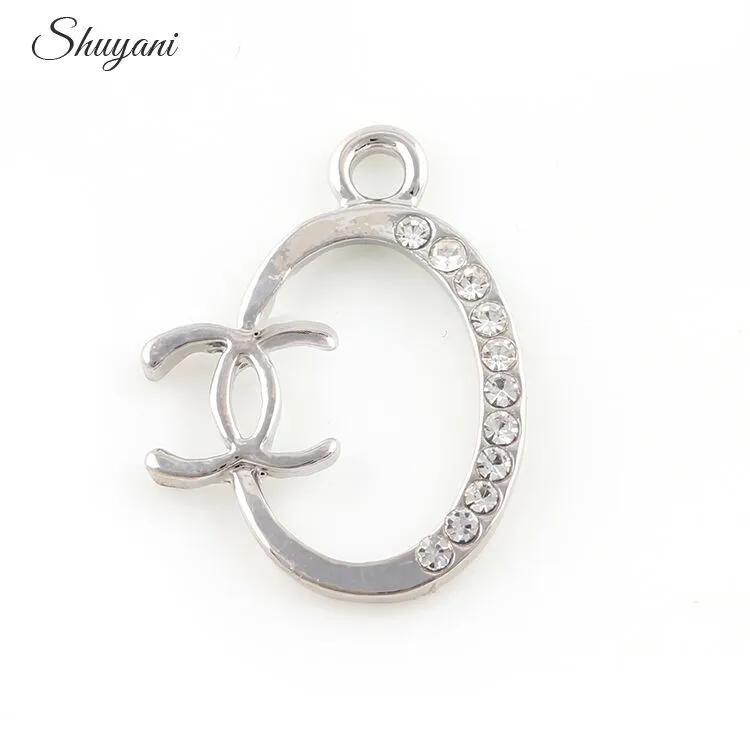 20PCS-New-Metal-Silver-Gold-Brand-Logo-Charms-Crystal-Charms-Pendant-for-Jewelry-Making-DIY-Handmade