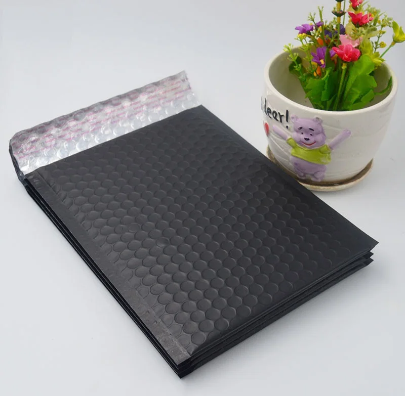 Buy 4 sizes Black Matte metallic bubble padded