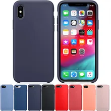 

Have LOGO Original Style Silicone Case For iphone XS Max For Apple cover For iPhone 8 Plus For iPhone 6 6S Plus X 7 8 Plus cases
