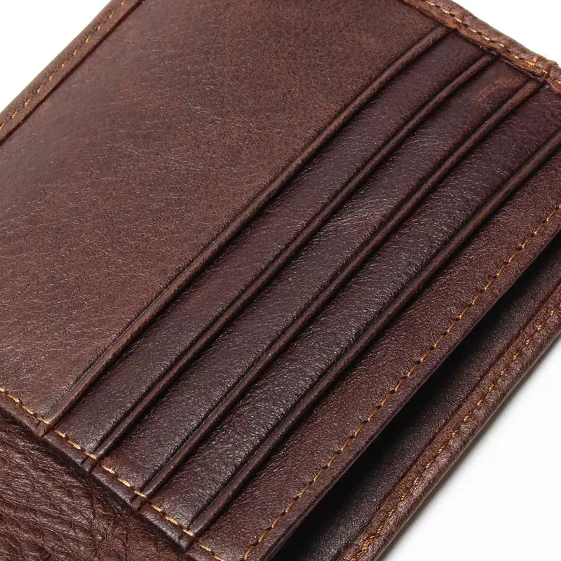 Новинка стильный мужской кошелек TAUREN с rfid блокировкой из натуральной коровьей